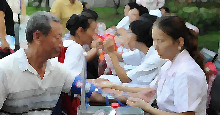 기립성 저혈압이 있는 할아버지